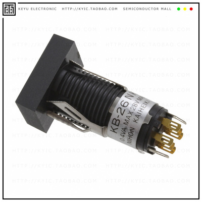 KB26NKG01【SWITCH PUSHBUTTON DPDT 0.4VA 28V】