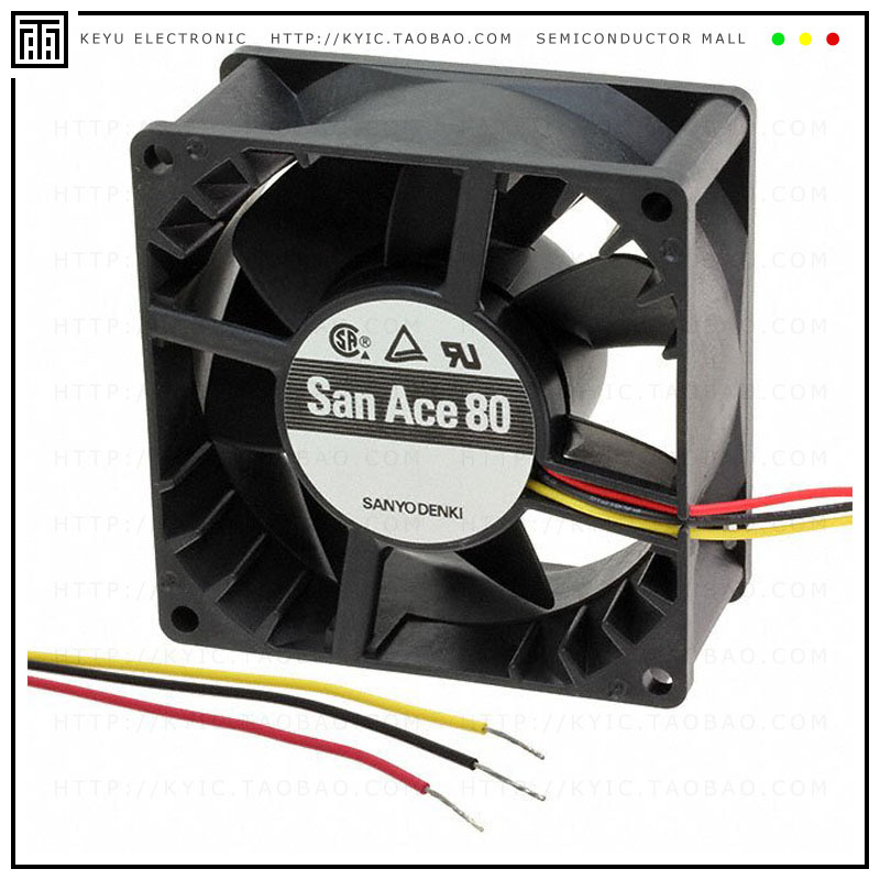 9S0812F4011【FAN 80X25MM 12VDC RBLS TACH】