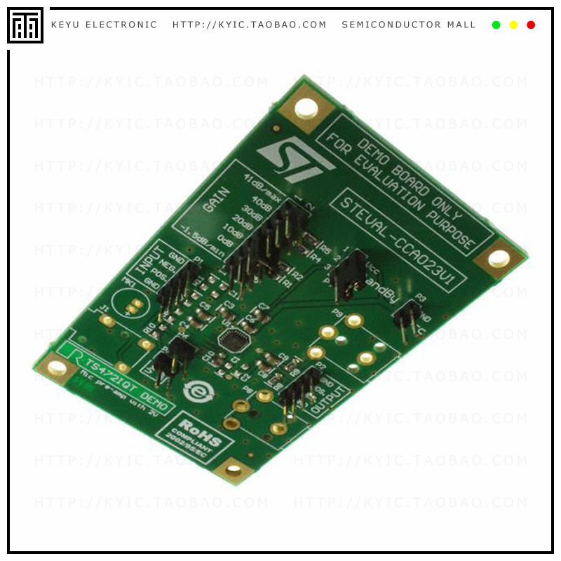 STEVAL-CCA023V1【BOARD EVAL MIC PREAMP FOR TS472】