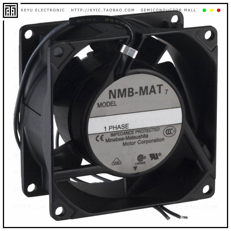 3115PS-12W-B10-A00【FAN AXIAL 80X38MM 115VAC WIRE】