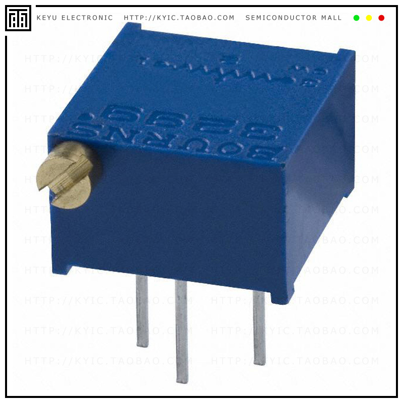 3299P-1-204LF【TRIMMER 200KOHM 0.5W PC PIN SIDE】