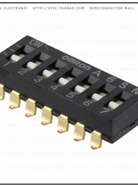A6SN-7102-P【SWITCH SLIDE DIP SPST 25MA 24V】