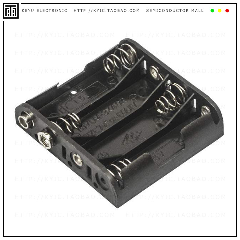 BC4AASF【BATTERY HOLDER AA 4 CELL 9V SNAP】