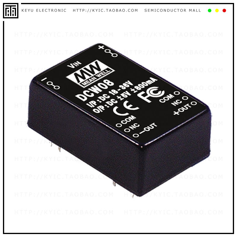 DCW08B-05【DC DC CONVERTER +/-5V 8W】