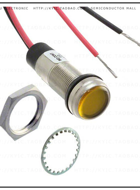 6561305303F【LED 1/2' FLAT YLW 120AC/DC LEAD】