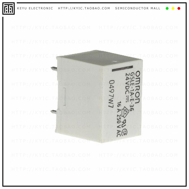 G5LE-1A-E-36 DC24【RELAY GEN PURPOSE SPST 16A 24V】