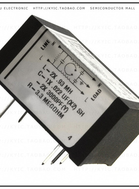 6609064-3【LINE FILTER 250VAC 6A TH】