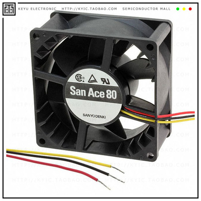 109R0824H4011【FAN 80X25MM 24VDC RBLS TACH】