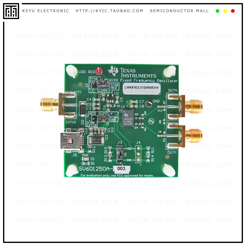 LMK61E2-312M50EVM【EVAL BOARD FOR LMK61E2-312M50】