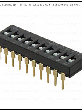 SDA10H0BD【SWITCH SLIDE DIP SPST 25MA 24V】