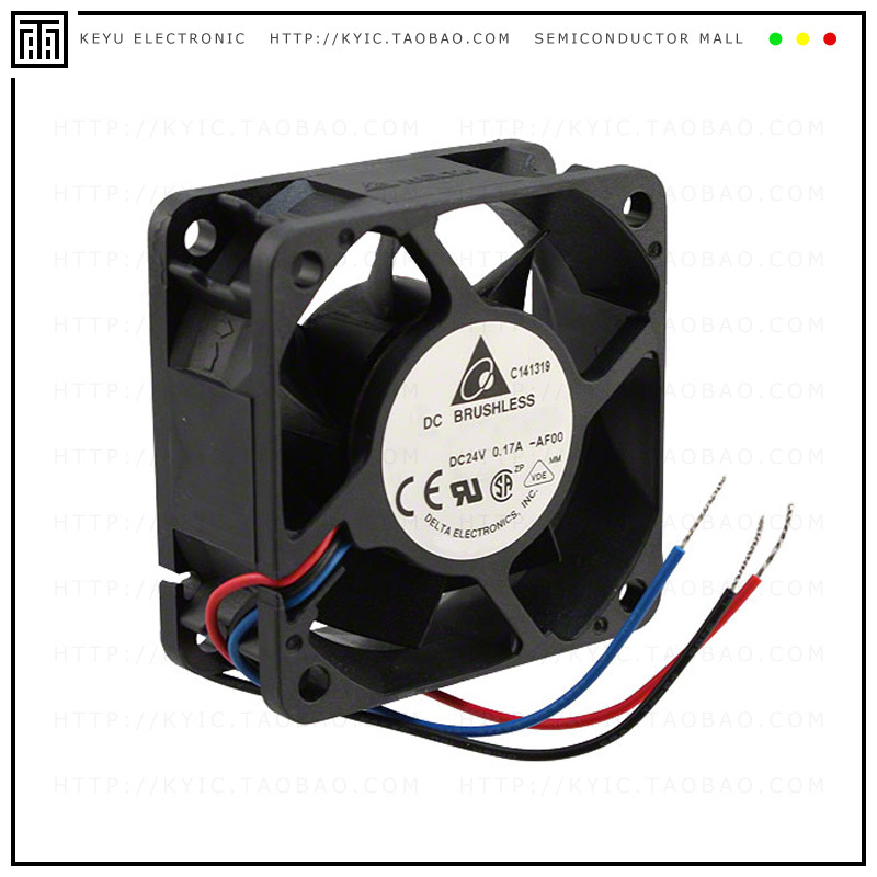 AFB0624VH-AF00【FAN AXIAL 60X25.4MM 24VDC WIRE】