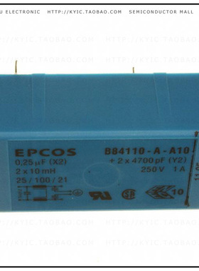 B84110A0000A010【LINE FILTER 250VDC/VAC 1A TH】