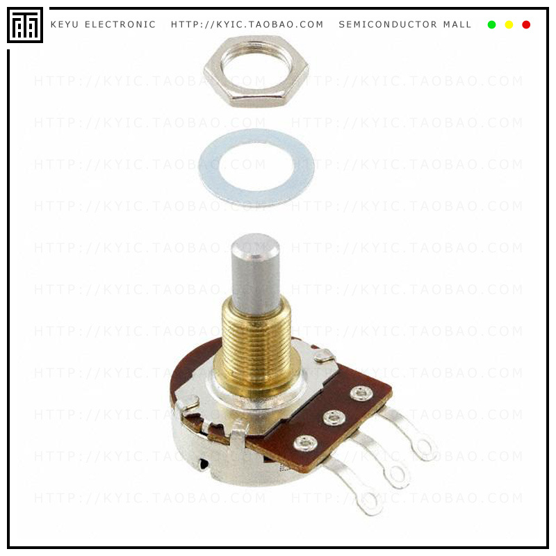 PDA241-SRT02-504A2【POT 500K OHM 1/4W CARBON LOG】