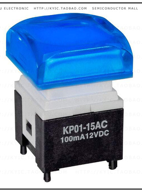 KP0115ACBKG03RGB-2SJB【SWITCH PUSH SPST-NO 0.1A 12V】