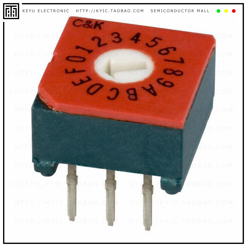 CRD16CM0CB【SW ROTARY DIP HEX COMP 0.4VA 20V】