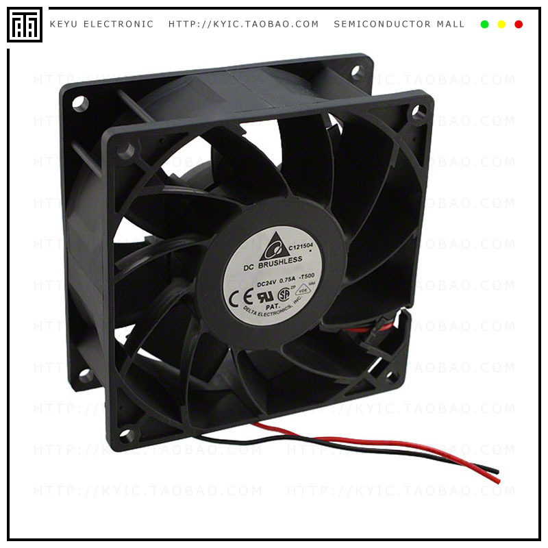 FFB0924EHE-T500【FAN AXIAL 92X38MM 24VDC WIRE】