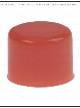 U906【CAP PUSHBUTTON ROUND RED】