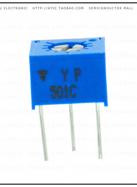 T73YP103KT20【TRIMMER 10K OHM 0.5W PC PIN TOP】