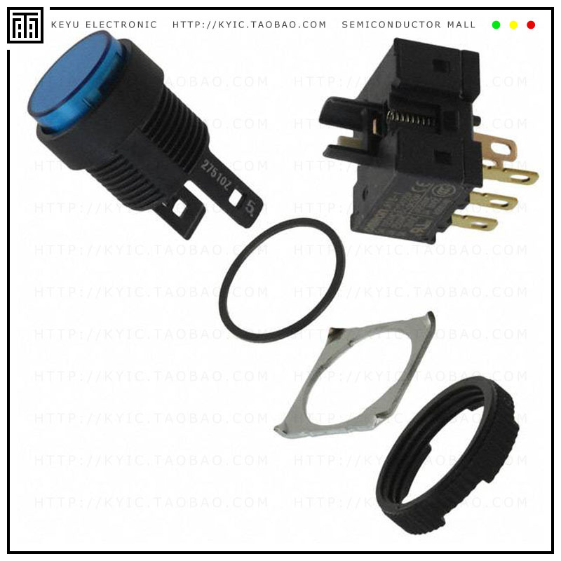 A165L-TAM-24D-2【SWITCH PUSHBUTTON DPDT 5A 125V】