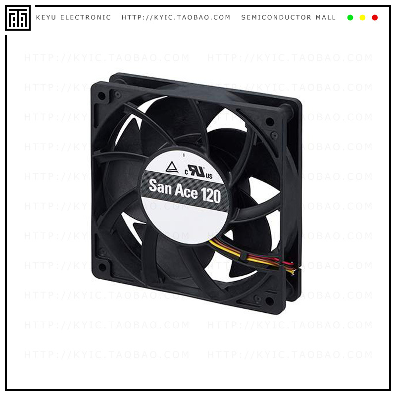9GA1212P4G001【FAN AXIAL 120X25.4MM 12VDC WIRE】