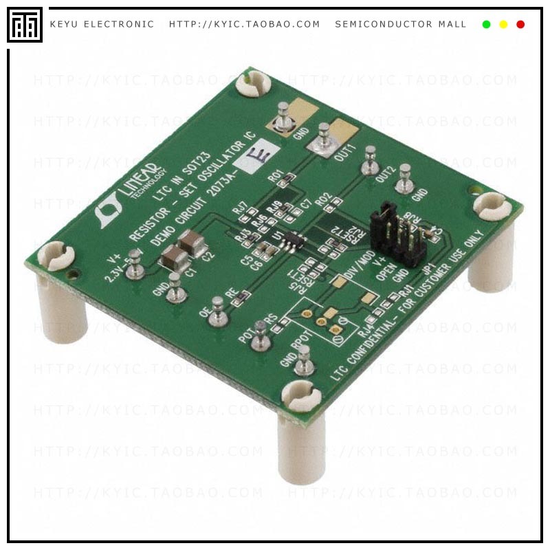 DC2073A-E【DEMO BOARD OSC TRIPLE FIXED】