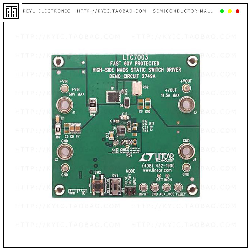 DC2749A【LTC7003EMSE DEMO BOARD PROTECTED】