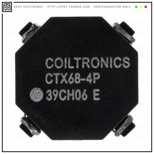 CTX68-4P-R【INDUCT ARRAY 2 COIL 67.37UH SMD】