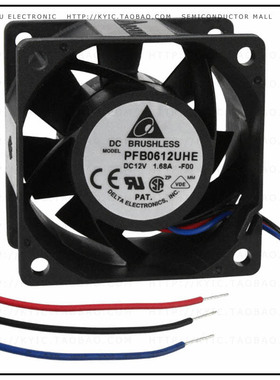 PFB0612UHE-F00【FAN AXIAL 60X38MM 12VDC WIRE】