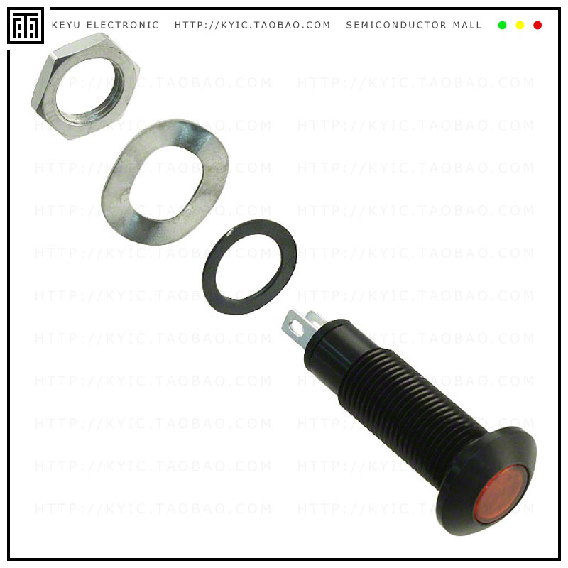 PM5-A7R28V【PANEL MOUNT ASSEM 8.1MM RED】