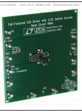 DC1160A【BOARD EVAL LED DRIVER LT3518】