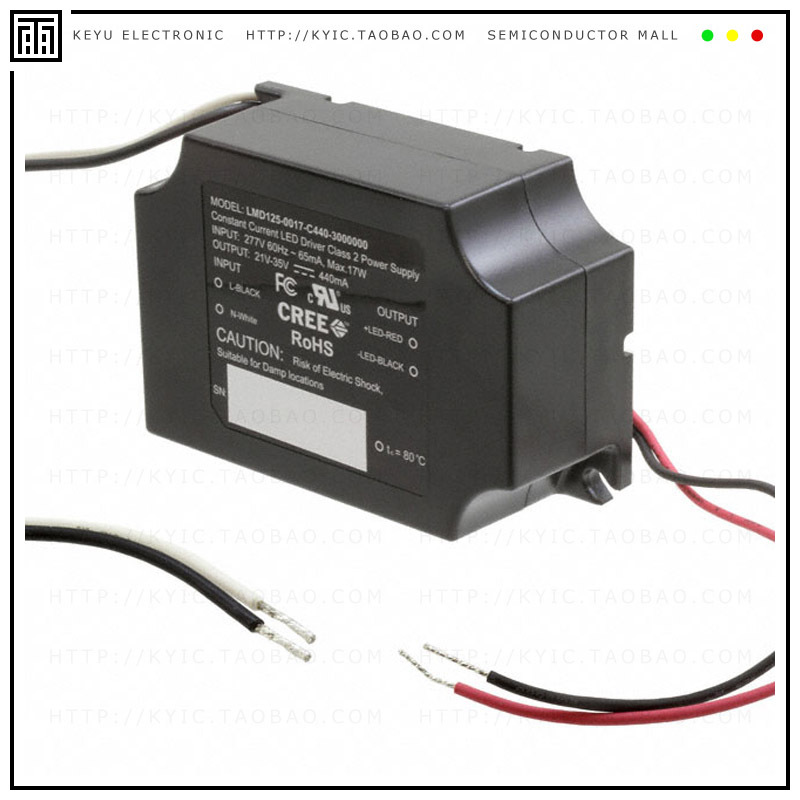 LMD125-0017-C440-3000000【LED DRIVER CC AC/DC 21-35V 440MA】