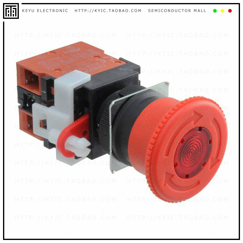 A22EL-M-12A-02【SWITCH PUSH DPST-NC 10A 110V】