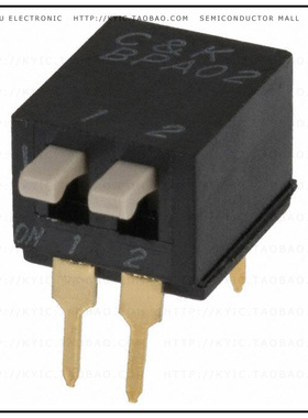 BPA02B【SWITCH PIANO DIP SPST 100MA 5V】