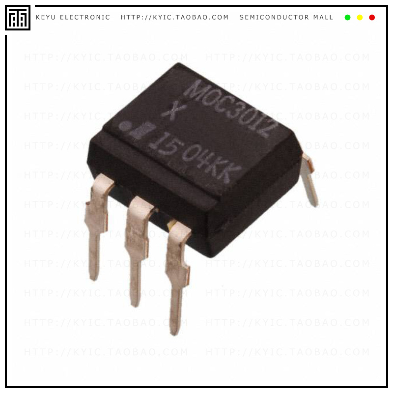 MOC3012X【OPTOISOLATOR 5.3KV TRIAC 6DIP】