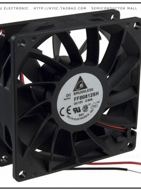FFB0812SH【FAN AXIAL 80X25.4MM 12VDC WIRE】