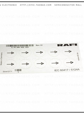 5.70090.0091001【LABELLING SHEET SYMBOL 'SLOW RU】