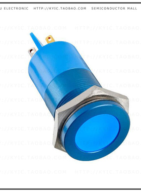 Q22F1ABXXB12AE【INDICATOR 12V 22MM FLUSH BLUE】