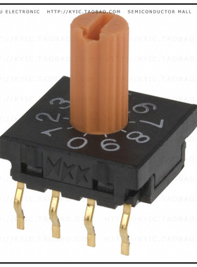 FR01KR10P-S【SWITCH ROTARY DIP BCD 100MA 5V】