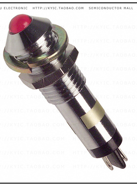 6071112130F【LED PNL MT 7MM 12V CHROME RED】