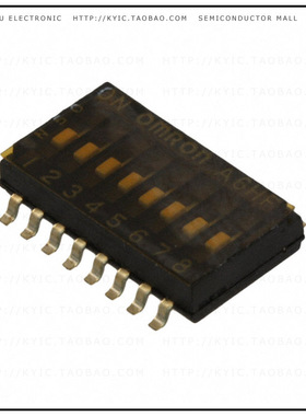 A6HF-8102【SWITCH SLIDE DIP SPST 25MA 24V】