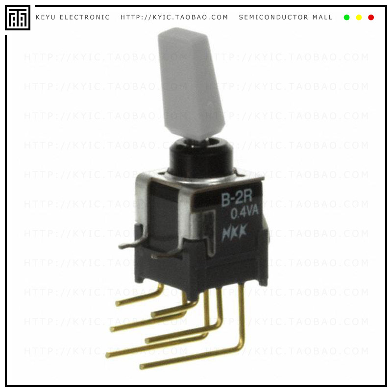B2RKV-AH【SWITCH TOGGLE DPDT 0.4VA 28V】
