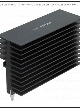 CR101-75AE【ALUMINUM HEATSINK 75MM BLK ANODI】