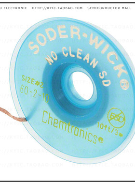 60-2-10【DESOLDER BRAID NO-CLN 0.06' 10'】