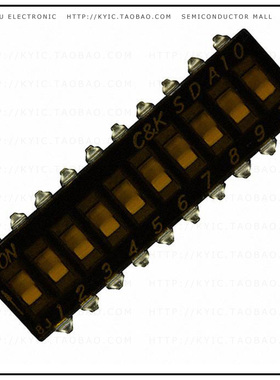 SDA10H0SB【SWITCH SLIDE DIP SPST 25MA 24V】