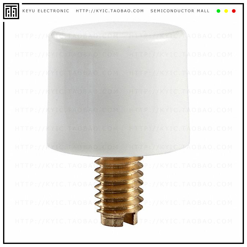 AT079B【CAP PUSHBUTTON ROUND WHITE】