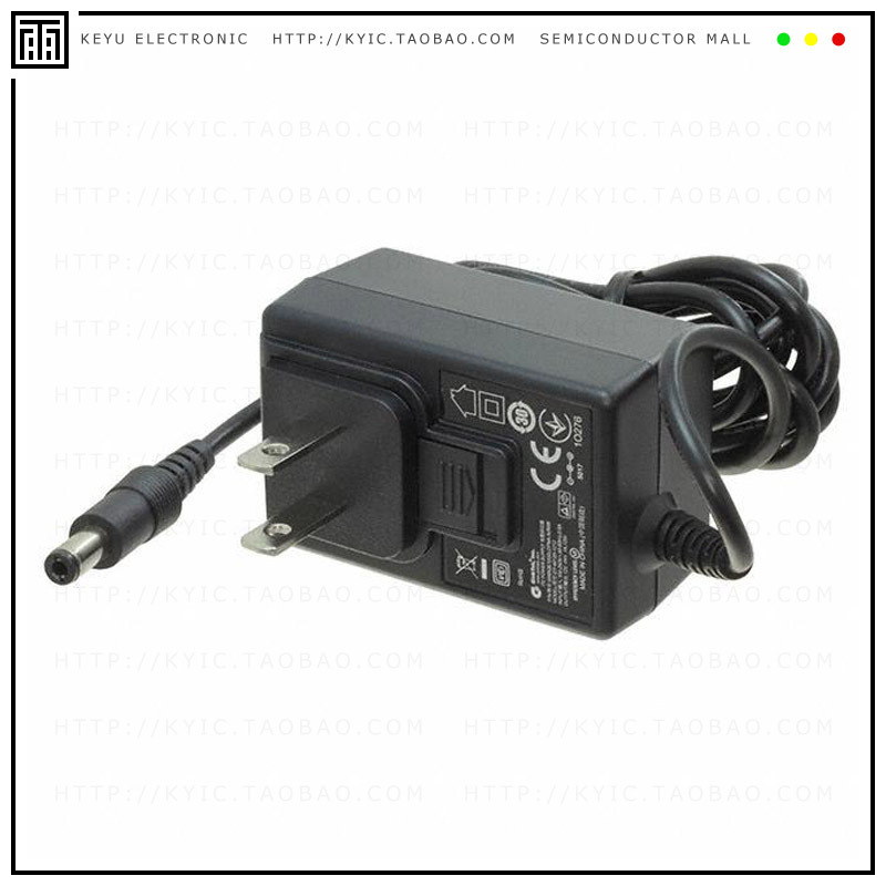 WR9QE500LCPNAIMR6B【6W 12V 0.5A WALL PLUG-IN .25】