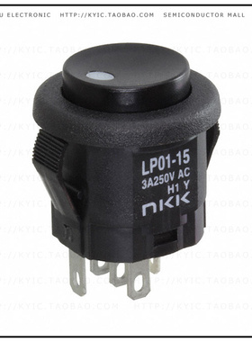LP0115CMKW015DA【SWITCH PUSHBUTTON SPDT 3A 125V】