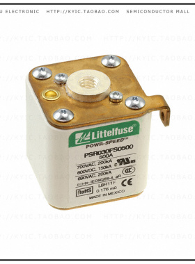 PSR030FS0500Z【FUSE SQUARE 500A 700VAC/600VDC】