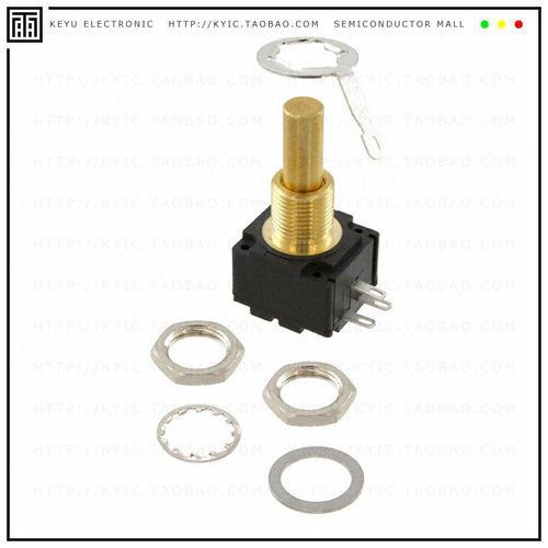 95A1D-Z28-EA0/303L【POT 500K OHM 1/4W PLASTIC LOG】