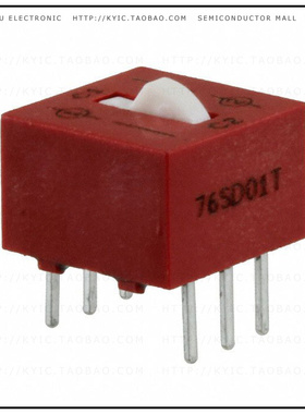 76SD01T【SWITCH ROCKER DIP DPDT 150MA 30V】